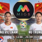 nữ Việt Nam vs nữ Trung Quốc