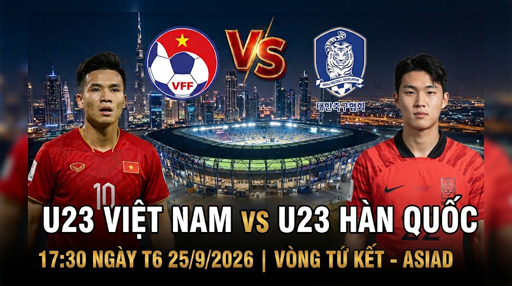 U23 Hàn Quốc vs U23 Việt Nam