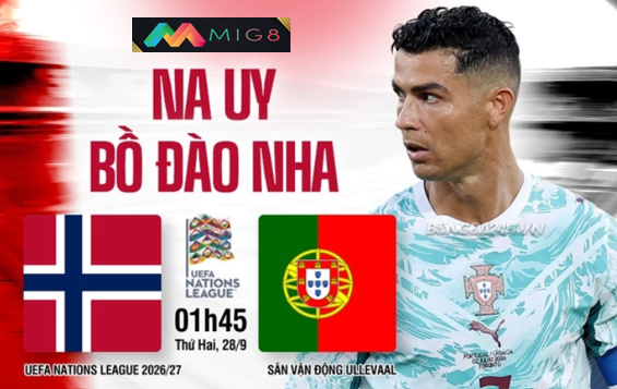 Na Uy vs Bồ Đào Nha