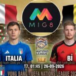 Italia vs Bỉ