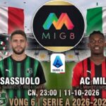 Sassuolo vs AC Milan