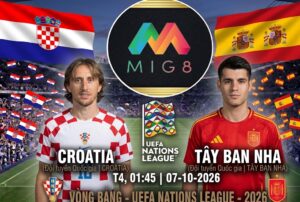 Croatia vs Tây Ban Nha