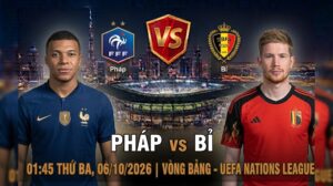 Pháp vs Bỉ