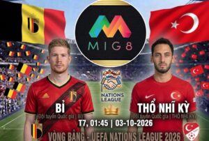 Bỉ vs Thổ Nhĩ Kỳ