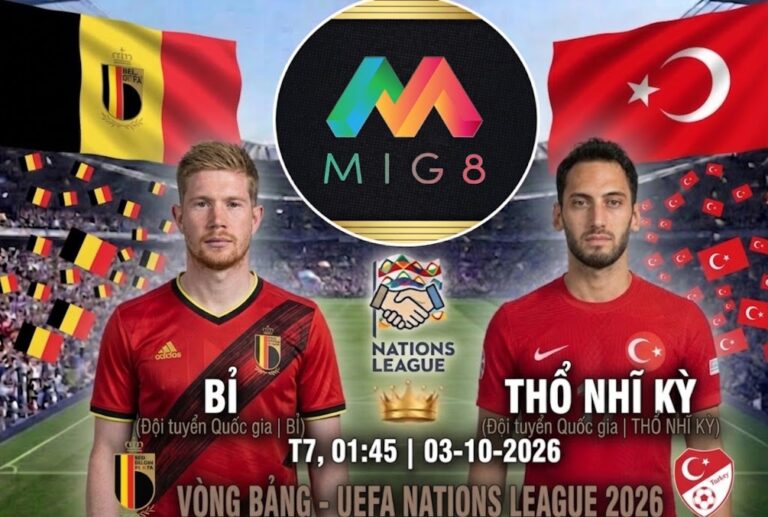 Bỉ vs Thổ Nhĩ Kỳ