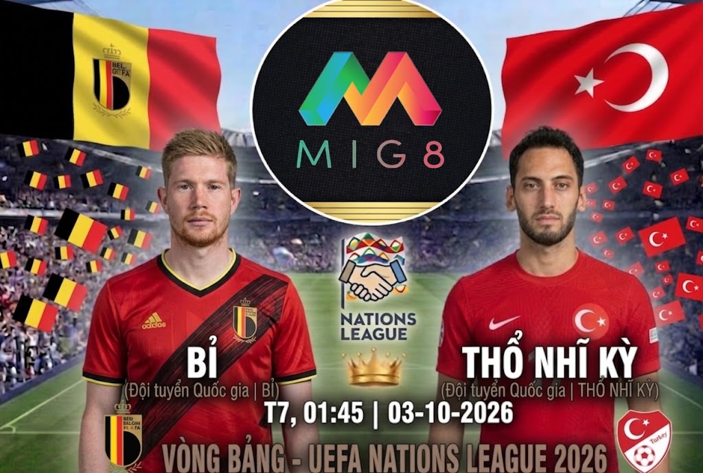 Bỉ vs Thổ Nhĩ Kỳ