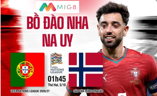 Bồ Đào Nha vs Na Uy
