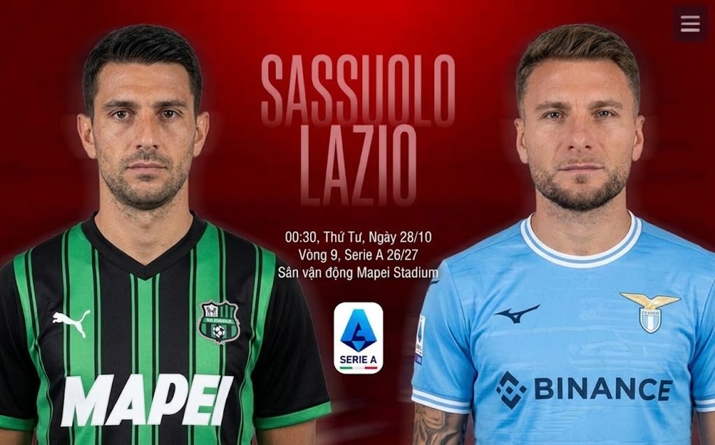 Sassuolo vs Lazio