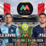 Le Havre vs PSG